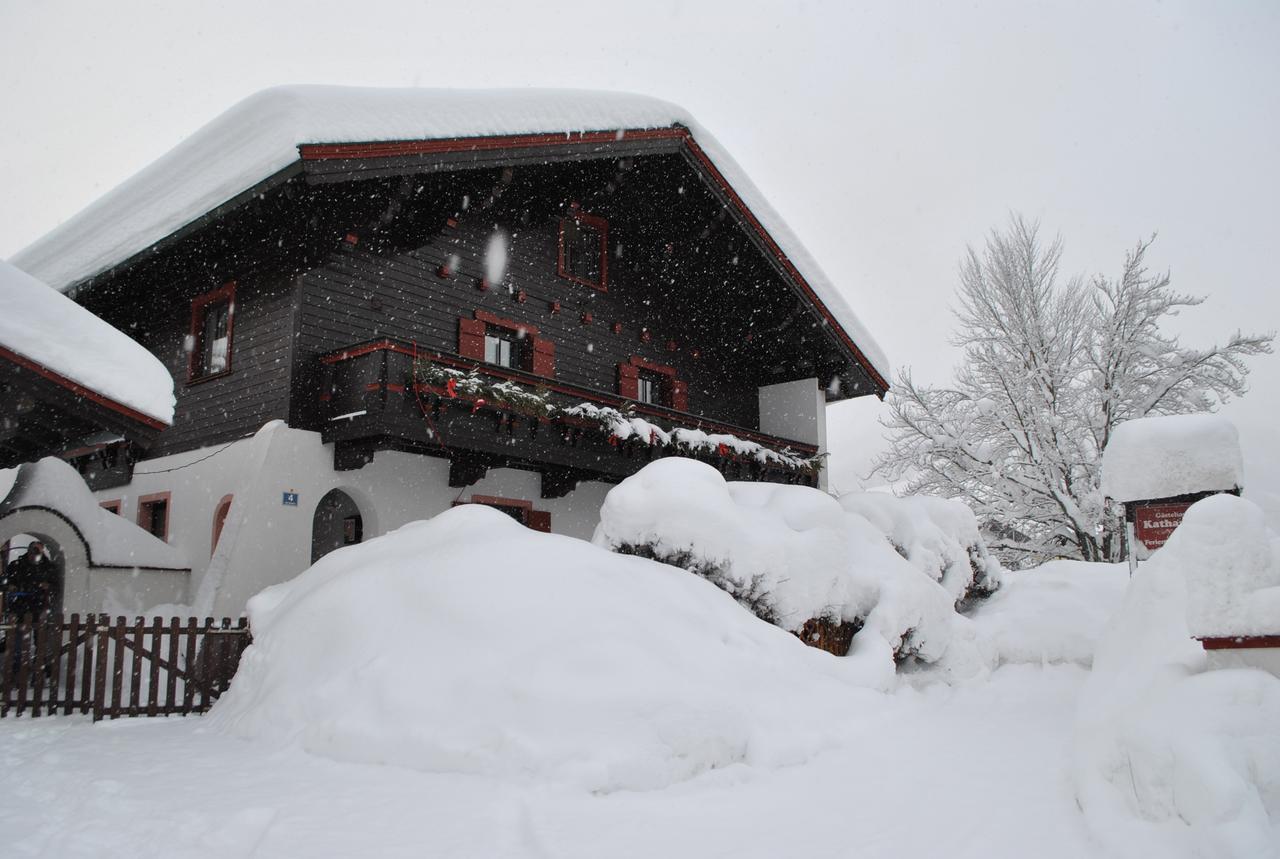 Ferienwohnung Gästehaus Katharina Hochfilzen Exterior foto